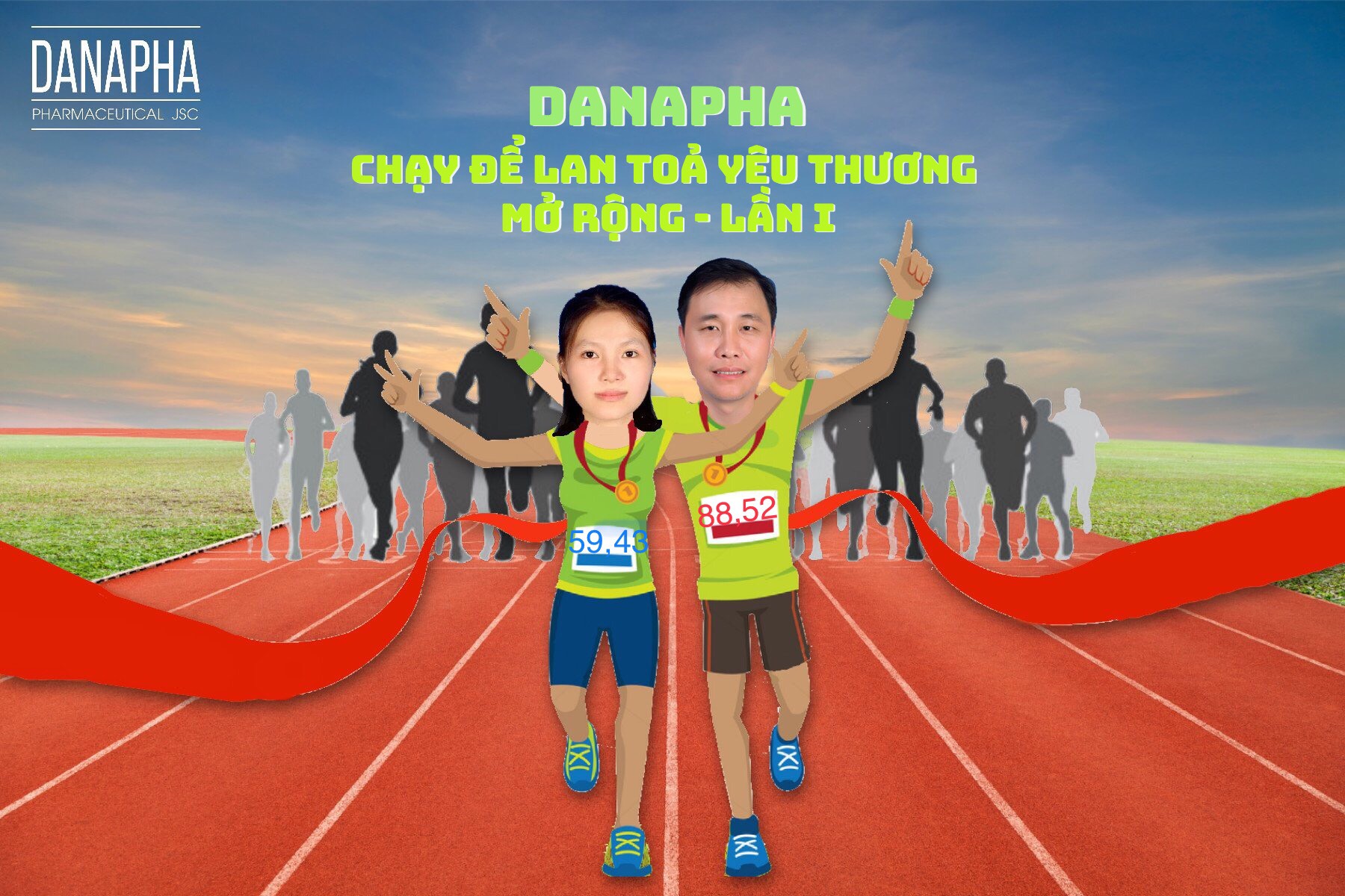 SUMMARY OF THE OPEN COMPETITION "DANAPHA - RUN TO SPREAD LOVE" - 1st time